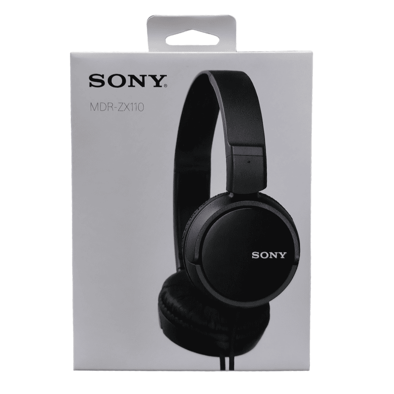 Sony MDR-ZX110 Wired Headphones – Lightweight On-Ear Design