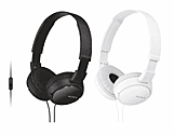 Sony MDR-ZX110AP On-Ear Stereo Wired Headphones with Mic – Comfortable Design | Stereo Sound | 3.5mm