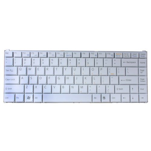 Laptop Keyboard Compatible for Sony N Series(WHITE) Laptop Keyboard Compatible for Sony N Series(WHITE)