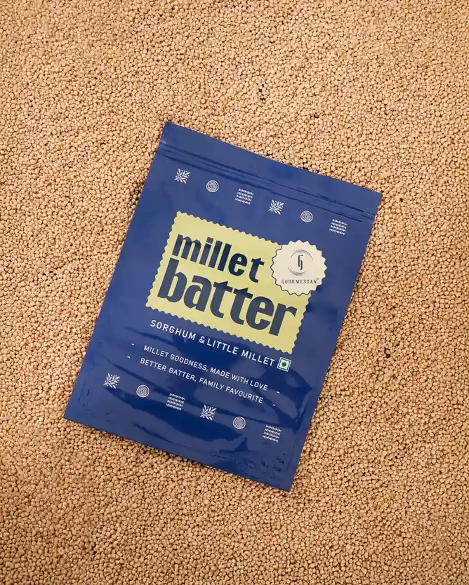 Sorghum & Little Millet Batter 1 Kg (Dosa, Waffle & Pancake)