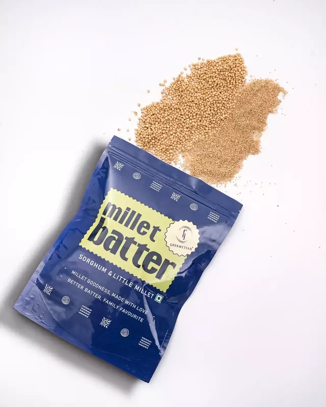 Sorghum & Little Millet Batter 1 Kg - Gourmestan