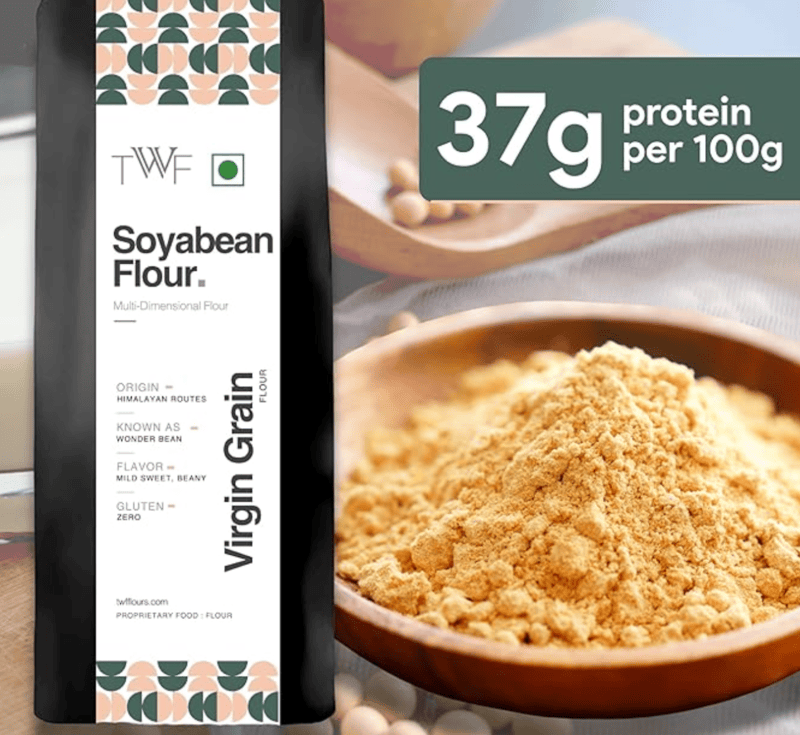 Virgin Soyabean Flour 1 Kg - TWF