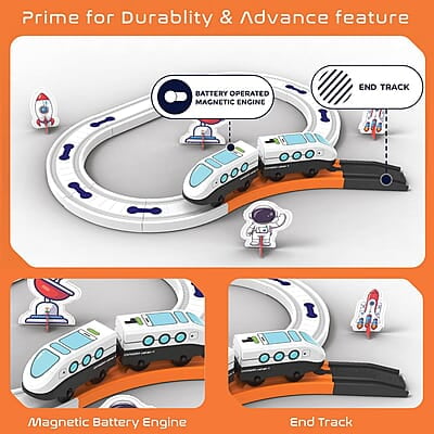 Space Train Set - 28 Pcs