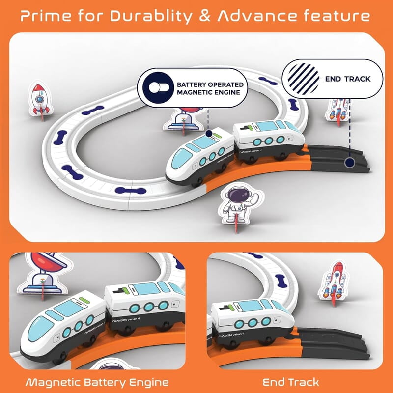 Space Train Set - 28 Pcs