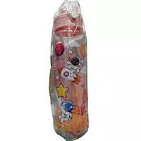 Zigdeal Space-Themed Kids Water Bottle – Plastic Drink Bottle | Lightweight | Daily Use
