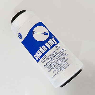 Coats Spade Poly White - 50 g