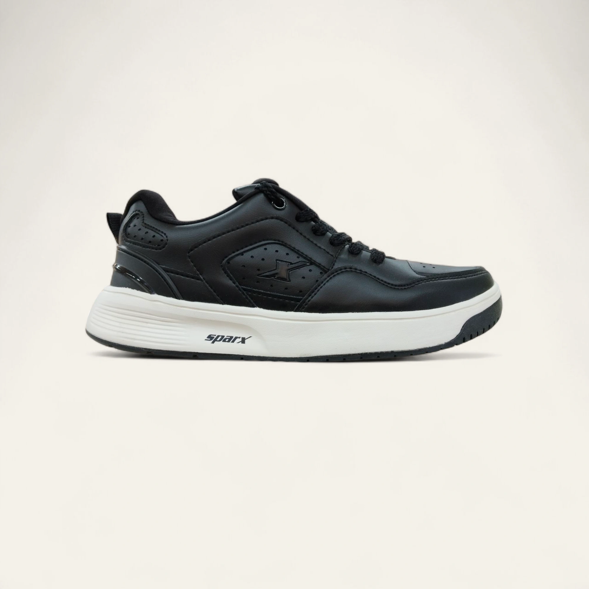 Sparx SM960 Black/Pearl White - Men's Casual Sneakers