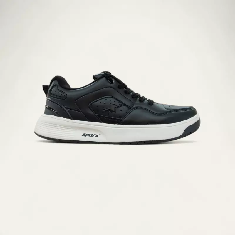 Sparx SM960 Black/Pearl White - Men's Casual Sneakers