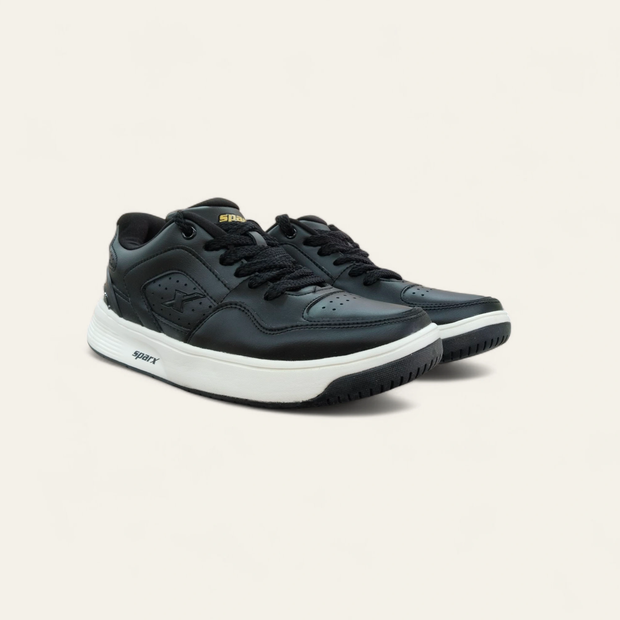 Sparx SM960 Black/Pearl White - Men's Casual Sneakers