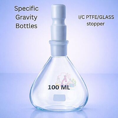 Specific Gravity Bottles - Glass/ PTFE Stopper