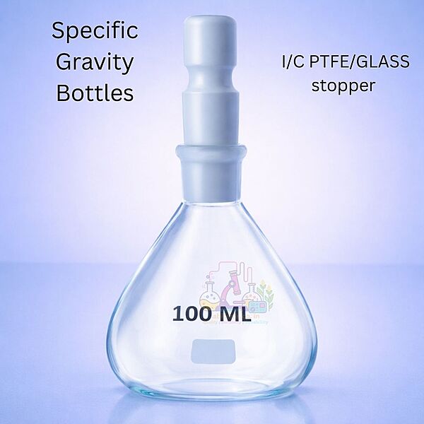 Specific Gravity Bottles - Glass/ PTFE Stopper