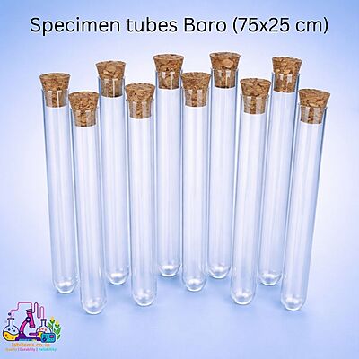 Specimen tubes Boro 75x25 cm LAWB01-A1