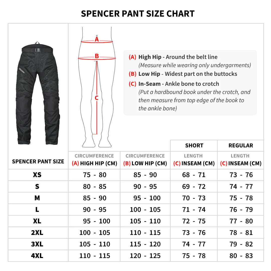 Viaterra Spencer - Street Mesh Motorcycle Riding Pants Viaterra Spencer - Street Mesh Motorcycle Riding Pants