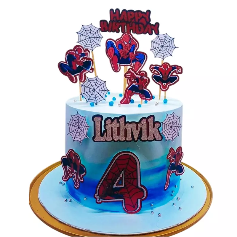 Spiderman Theme Cake