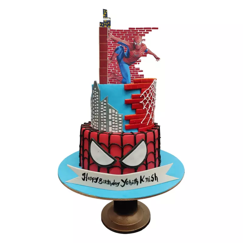 Spiderman Theme With Building