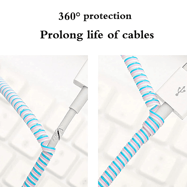 Spiral Cable Protector – Anti-Break Wire Guard