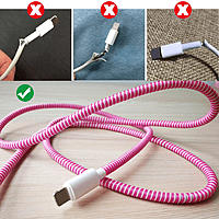 Spiral Cable Protector – Anti-Break Wire Guard