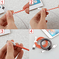 Spiral Cable Protector – Anti-Break Wire Guard
