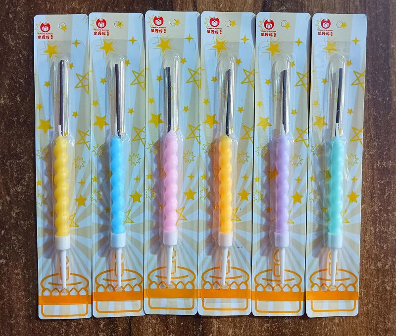 Spiral Sparkle Candle