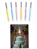 Spiral Sparkle Candle