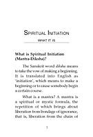 Spiritual Initiation - What It Is