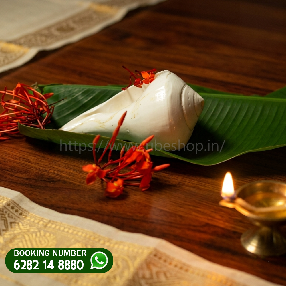Spiritual Valampuri Sankh (White)for PoojaRoom &Home