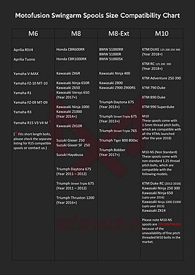 Motofusion Swingarm Spools Pro Motofusion Swingarm Spools Pro