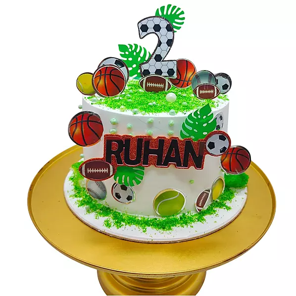 Sports Ball Theme Cake