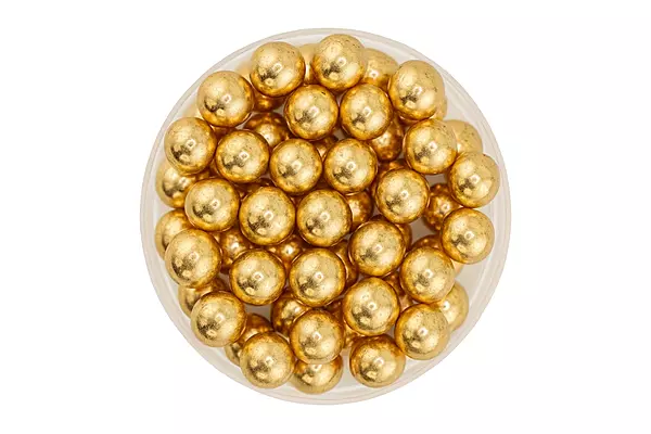 Sprinkles Gold Balls 8mm - 50gm