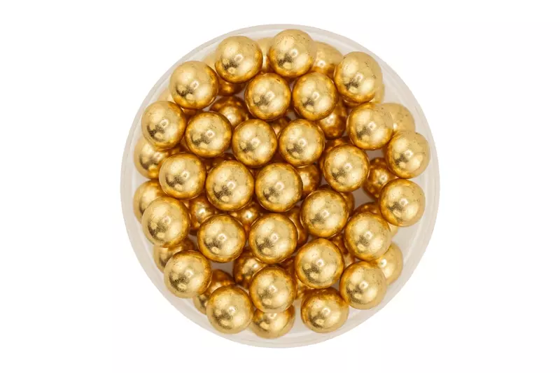 Sprinkles Gold Balls 8mm - 50gm
