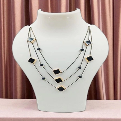 Elegant Layered Jewelry - Square
