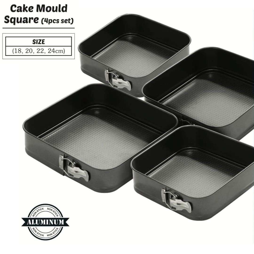 Non-Stick Springform Baking Pans with Removable Bottom | Leakproof Cake Tin