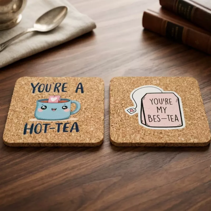 square cork tea coaster for table protection square cork tea coaster for table protection