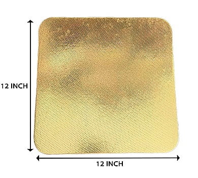 Qson Cake Board 12 Square Gold Qson Cake Board 12 Square Gold
