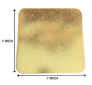 Qson Cake Board 7 Square Gold Qson Cake Board 7 Square Gold