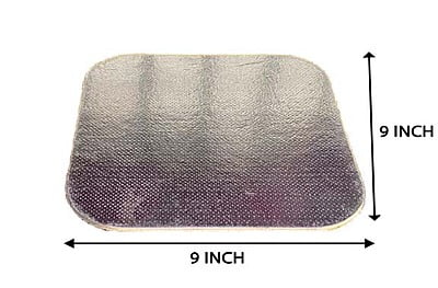 Qson Cake Board 9 Square Silver