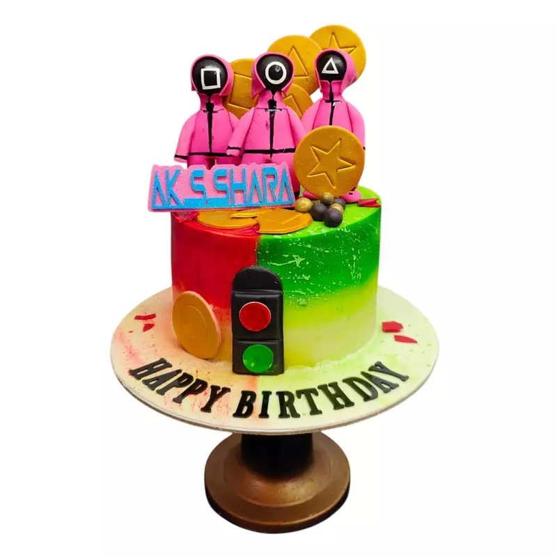 Squid Game Theme Cake