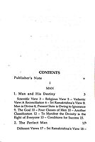 Sri Ramakrishna's Thoughts On Man World And God