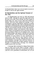 Sri Ramakrishna In Today's Violent World