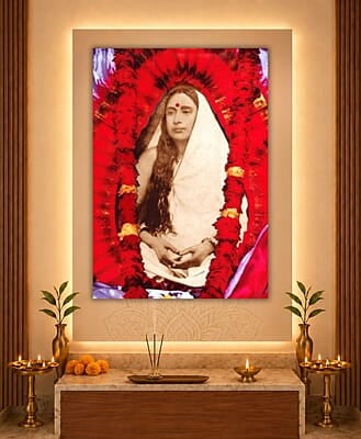 [PP] Sri Sarada Devi - Altar Image - Belur Math Shrine