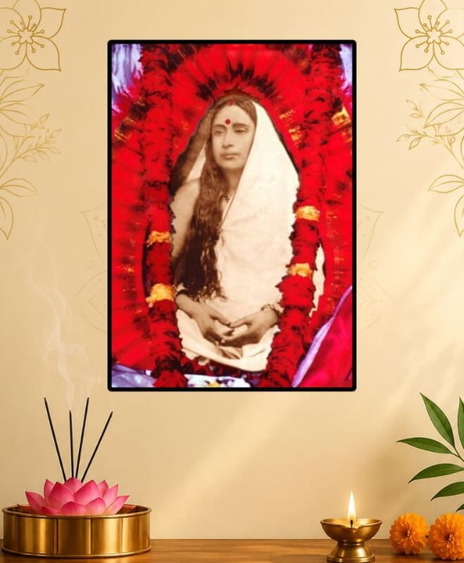 [WL] Sri Sarada Devi - Altar Image - Belur Math Shrine