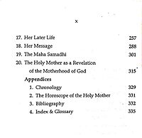 Sri Sarada Devi - The Holy Mother