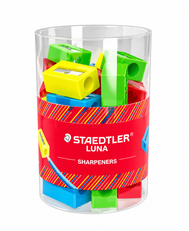 STAEDTLER 510 05 LKP24 LUNA PLASTIC SHARPNER STAEDTLER 510 05 LKP24 LUNA PLASTIC SHARPNER