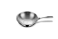 Stahl Stainless Steel Triply Artisan Deep Fry Pan