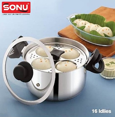 Sonu Stainless Steel Strainer Pot  | Multipurpose Pasta, Noodles & Vegetable Cooker