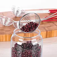 Granny Kitchen Stainless Steel Spider Strainer, Mesh Skimmer with Red Handle- Junior