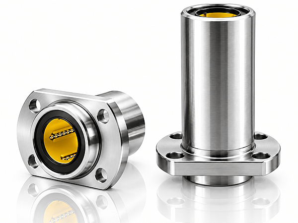 MISUMI E-LBHP Compact Flanged Linear Bushing with Pilot, 6 mm, 35 mm, Double