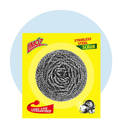 LIMOZ | Stainless Steel Scrub 11G (Pack of 12)