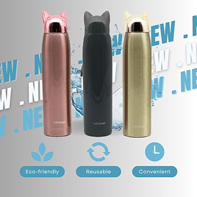 Stainless Steel cat head Thermal Water bottle Stainless Steel cat head Thermal Water bottle