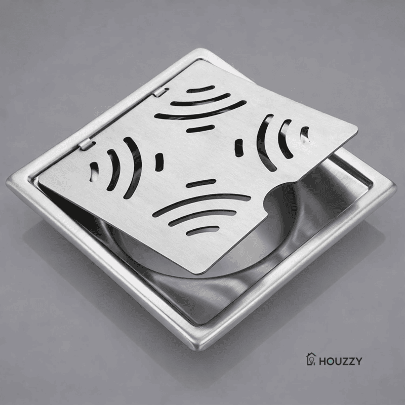 Hinges Square Floor Drain